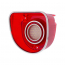1968 Chevy Caprice/Impala Backup Light w/SS Trim - Red/Clear