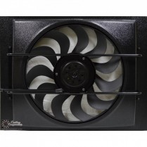 Electric Fan & Shroud - 19" x 24-1/2" x 2-5/8"D, 2500 CFM