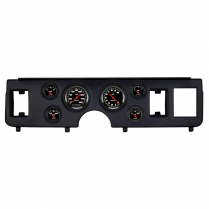 1979-86 Mustang Velocity Black 01 6 Gauge Kit - Black