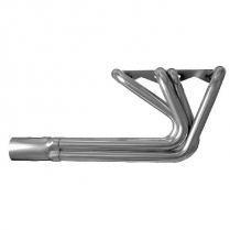 348-409 Full Length Roadster Headers 26" Pipes - Slv Coated