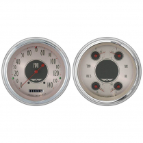 1951-52 Chevy American Nickel Series Speedo & Quad