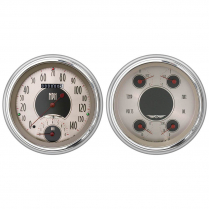 1951-52 Chevy American Nickel Series Speed Tach & Quad