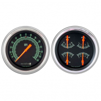 1951-52 Chevy G-Stock Series Speedo & Quad - Ford