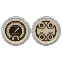 1951-52 Chevy Nostalgia 4-5/8" Speed Tach & Quad Kit