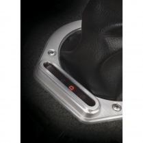 4 Speed GM Vert Round LED Shifter Boot Indicator Kit - Satin
