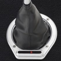 Horizontal Round LED 350/400 Shifter Boot Ind Kit - Satin
