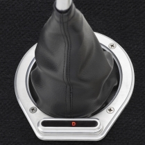 Horz Round LED Ford 4 Speed Shifter Boot Indicator Kit Satin