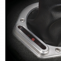 Vert Round LED Ford 4 Speed Shifter Boot Indicator Kit Satin