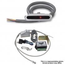 Vertical LED Ford C4/C6 Dash Indicator with Sensor - Satin