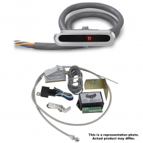 Horizontal LED 727/904/518 Dash Indicator w/Sensor - Satin