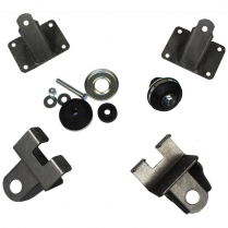 1936 Chevy Std Pass Car Chevy LS Engine Mounts w/Must II IFS