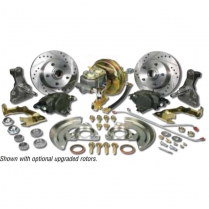 1968-72 Chevelle Front & Rear Disc Brake Kit w/Drop Spindles