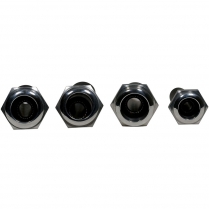 Clean Rings Push Thru 4 Way A/C & Heat Bulkhead - Polish