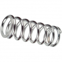 350 lb Silver Powder Coated 10'' Long Spring - Pair