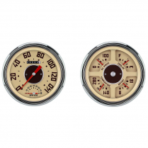 1947-53 GMC P/U Tan 4-5/8" Ult Speedo/Quad Kit