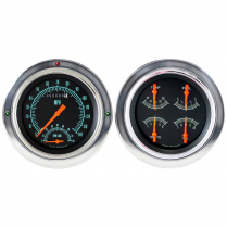 1954-55 Chevy P/U G-Stock 4-5/8" Ult Speedo/Quad Kit - Ford