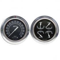 1954-55 Chevy P/U Traditional 4-5/8" Speedo/Quad Kit