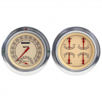 1954-55 Chevy P/U Vintage Tan 4-5/8" Ult Speedo/Quad