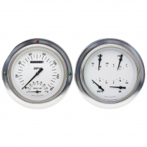 1954-55 Chevy P/U White Hot 4-5/8" Ult Speedo/Quad