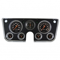 1967-72 Chevy & GMC Pickup Velocity Black Gauge Kit