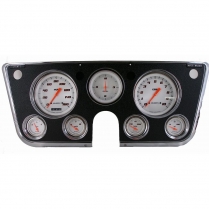 1967-72 Chevy & GMC Pickup Velocity White Gauge Kit