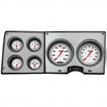 1973-87 Chevy & GMC Pickup Velocity White Gauge Kit