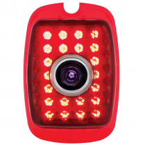 1937-38 Chevy Car & 40-53 PU RH LED Tail Light Lens/Blue Dot