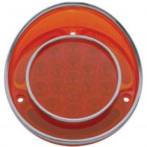 1968-73 Corvette 17 LED Tail Light with Stainless Trim