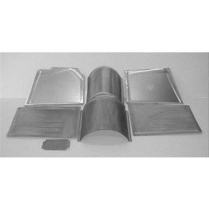 1949-50 Chevy/Oldsmoble Front Floorboard for Stock Wirewall