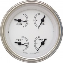 Classic White 3-3/8" Quad 240-33 OHM - SLC