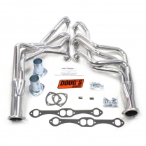 1964-81 SB Chevy 1-5/8" Long Tube Coated Headers - See App
