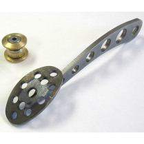 Drive-By-Wire Lakester Type Throttle Pedal Arm - Raw Steel