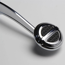 Drive-By-Wire Goolsby Throttle Pedal Arm - Chrome with Ribs