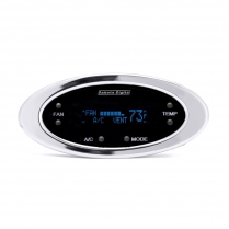 Vintage Air Gen II Oval Climate Control - Chrome/Blue