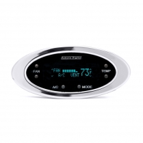 Vintage Air Gen II Oval Climate Control - Chrome/Teal