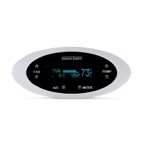 Vintage Air Gen II Oval Digital Climate Control - Satin/Teal