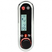 Vintage Air Gen 4 Vert VHX Climate Control - Chrome/White