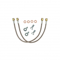 Braided Stainless Brake Hose Kit for 78-Up Met GM Calipers