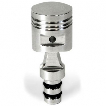 Premium Lokar Piston Dipstick Handle - Bright Finish