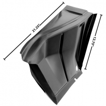 1967-68 Camaro Left Hand Trunk Floor Drop Off