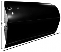 1968 Camaro & Firebird Right Hand Steel Door Shell