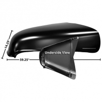1947-55 Chevy Pickup 1 Piece Seamless Steel Hood
