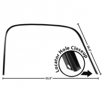 1947-54 Chevy & GMC Pickup Right Hand Steel Door Frame Trim