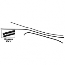 1947-54 Chevy Pickup LH Door Trim Channel 3 Piece Kit