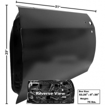 1970-72 Chevelle Left Hand Steel Door Shell