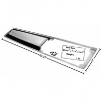 1968-72 Chevelle/El Camino Auto Trans Console Door Top Plate