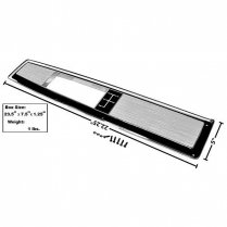 1968-72 Chevelle & El Camino 4-Speed Console Top Plate