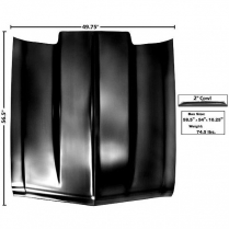 1968-72 Chevy Nova 2" Cowl Hood