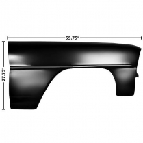 1966 Chevy II & Nova Right Hand Steel Fender
