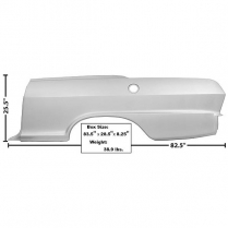 1962-65 Nova Left Full Quarter Panel